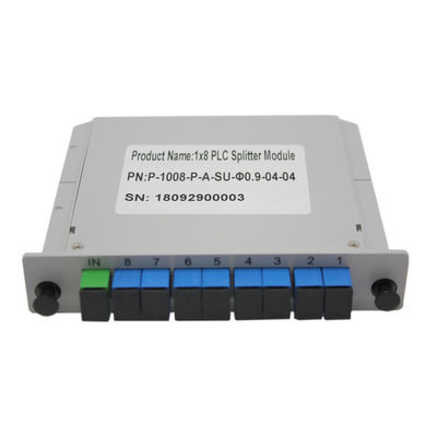 SC UPC Customized 1xN 2xN Fiber Optic Accessories 1 * 16 PLC Splitter