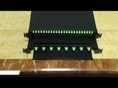 جعبه های پایان کابل فیبر نوری ODF 1U بندر 12 بندر 24 بندر 48 بندر