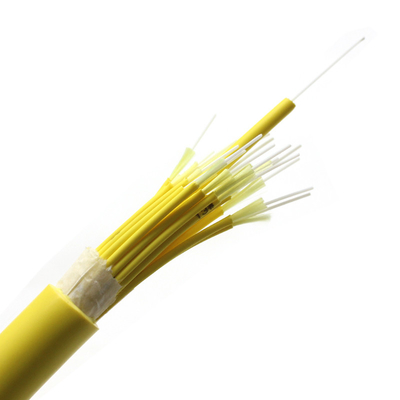 Breakout Tight Buffered Fiber Optic Cable 2 - 24 Fiber Count PVC / LSZH Jacket GJPFJV Type Cables