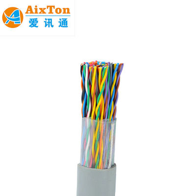 Color Code HSYV Cat3 Multi Pair 50 100 200 Pairs Underground Indoor And Outdoor Telephone cable Communication Cable