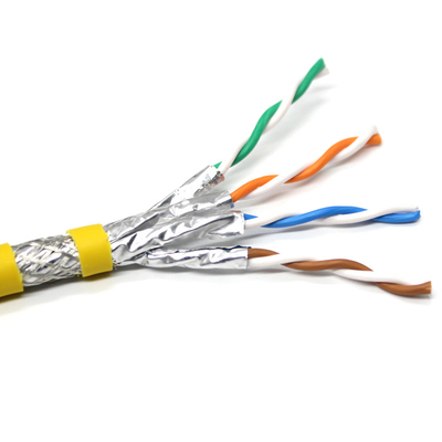 کابل شبکه CAT8 از کابل 40GB 2000 هرتز انتقال سرعت نور Cat 8 Ethernet پشتیبانی می کند