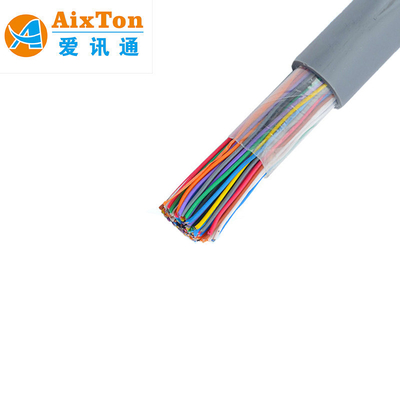 100 جفت کابل تلفن داخلی برای ارتباطات 24AWG 26AWG مواد عایق PE YD/T838.4-2003 استاندارد