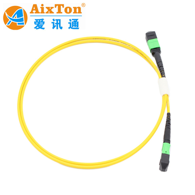 OM3/OM4 MPO Connector 12 فیبر MPO کابل اصلی 8/12/24F MTP MPO کابل برای اتاق مرکز داده