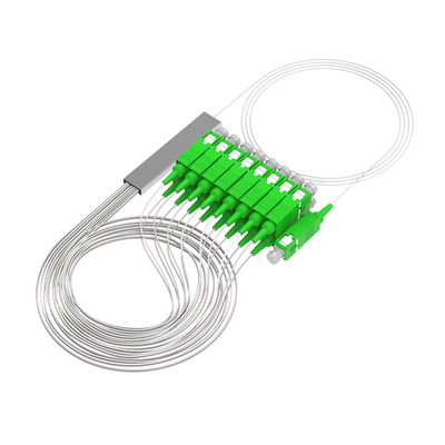 چین خارج از منزل 0.9mm PLC تقسیم کننده 1x2 2 راه فیبر نوری تقسیم کننده با SC APC کانکتور