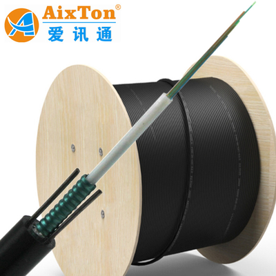 GYXTW 12 هسته 6.0mm 7.0mm 8.0mm کابل فیبر نوری دور تک حالت 9/125 8 فیبر با طبل زره ای فولاد لوله دار