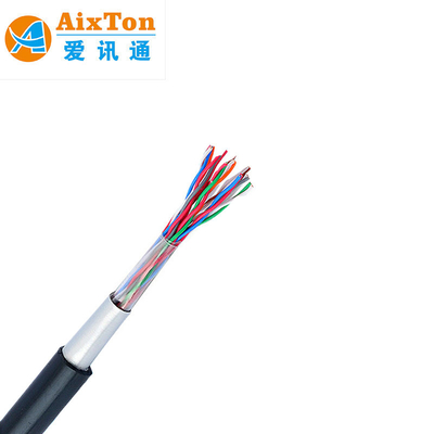 UTP در فضای باز FTP Cat3 کابل تلفن 100 جفت کابل مس Cat5e 25 30 20 10 جفت