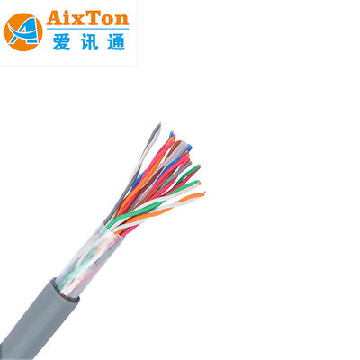 15 30 25 20 10 80 150 جفت 0.4 کابل تلفن زیرزمینی 26awg درب ژله ای کابلی پنچر cat3 کابل تلفن