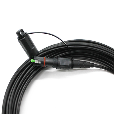 فیبر شمارش 2 ضد آب Optitap Corning SC APC کانکتور سیم پیچ فیبر نوری با G657a1 G657a2 تک حالت قطره صاف کابل طول موج 1310/1550nm