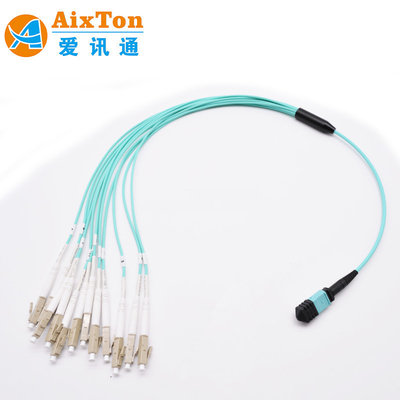 OM3/OM4 MPO Connector 12 فیبر MPO کابل اصلی 8/12/24F MTP MPO کابل برای اتاق مرکز داده