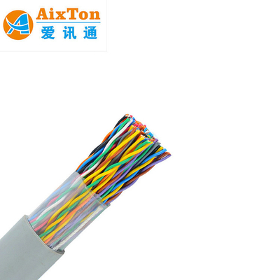 کابل تلفن RJ11 Cat5 0.5mm جفت 25 جفت چند جفت سیم مخابراتی داخلی