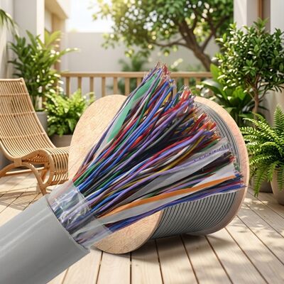 CAT3 10 20 25 50 100 120 200 Pairs Telecommunication Cable Cat 3 HYV HYA 